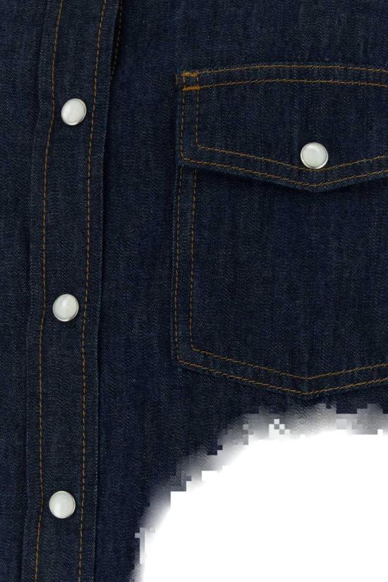 26SS 케이트 셔츠 1184923040W923 040 NAVY - KHAITE