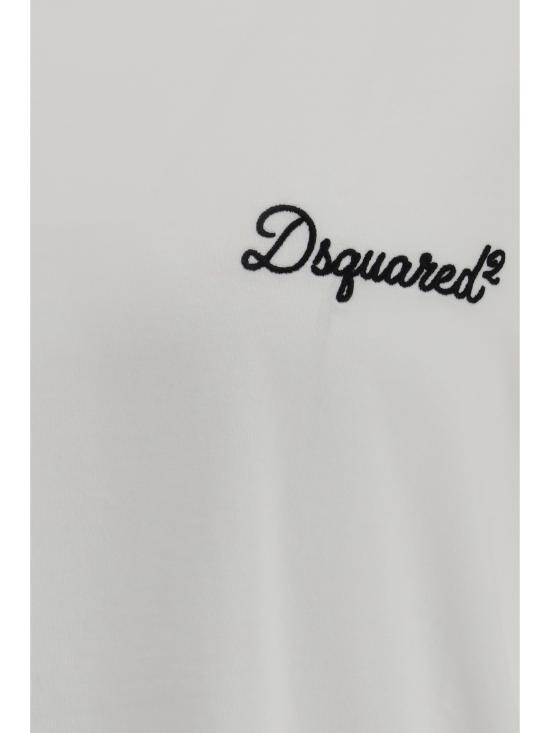 26FW 디스퀘어드2 탑 S74GD1525D20106 100 WHITE - DSQUARED2