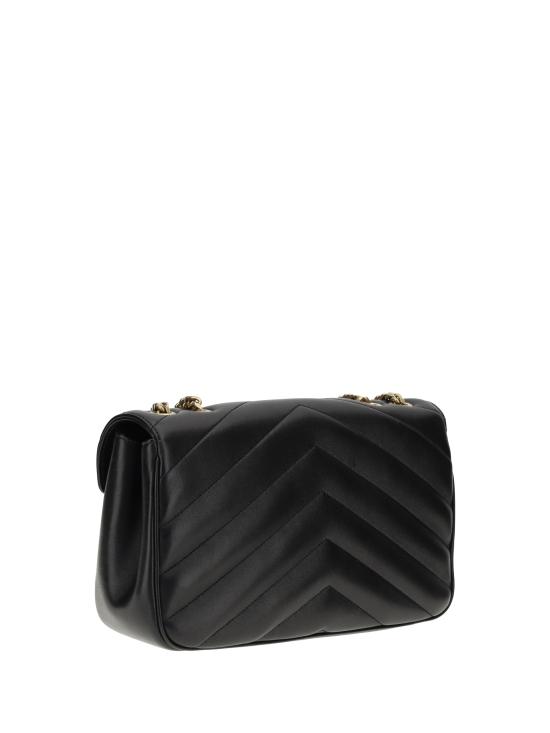 26FW 생로랑 루루 마틀라세 램스킨 미디움 숄더백 801439AAEAX 1000 BLACK - SAINT LAURENT