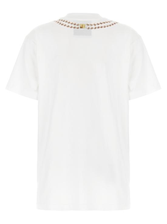  모스키노 반팔 티셔츠 MO184850BM WHITE - MOSCHINO