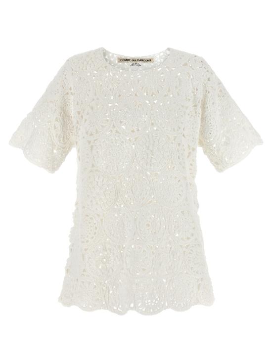 26SS 꼼데가르송 반팔 티셔츠 CO335463BM WHITE