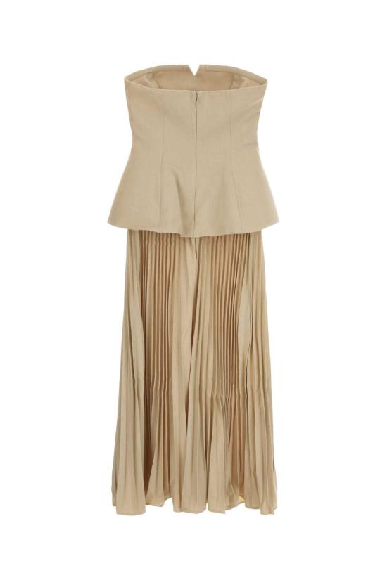 26FW 셀프 포트레이트 미디 원피스 AW26155MBG BEIGE - SELF PORTRAIT
