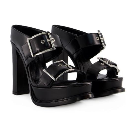  알렉산더 맥퀸 힐/펌프스 CONFIG AMQS19333370 BLACK - ALEXANDER MCQUEEN