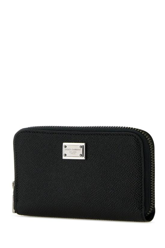 26FW 돌체앤가바나 Small calfskin zip-around 지갑 BP2522AG219 80999 BLACK - DOLCE & GABBANA