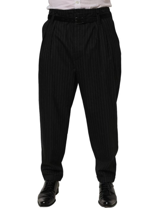  돌체앤가바나 스트레이트 팬츠 PAN77678 BLACK - DOLCE & GABBANA