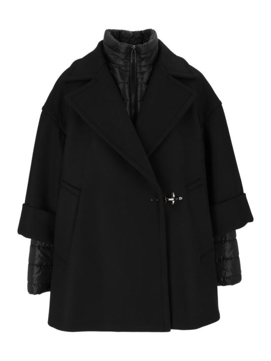 26FW 페이 코트 NAW16533170YMV Black
