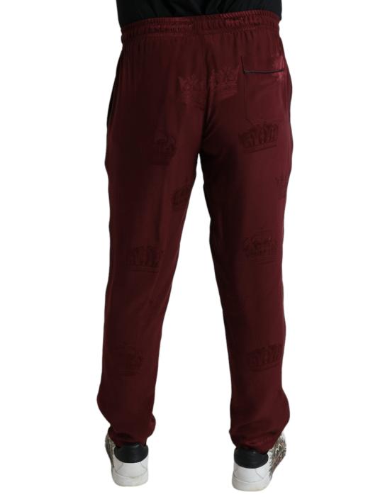  돌체앤가바나 트레이닝/조거 팬츠 PAN74880 MAROON - DOLCE & GABBANA