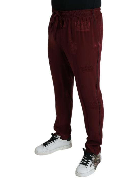  돌체앤가바나 트레이닝/조거 팬츠 PAN74880 MAROON - DOLCE & GABBANA
