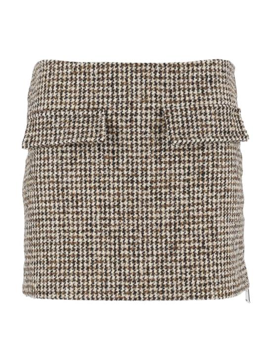 26FW 돈답 숏 스커트 G637FF0429DXXX Neutrals