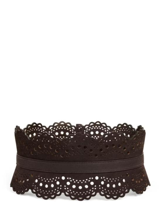 26FW 알라이아 벨트 AA1C082GCA322U15 Brown - ALAIA