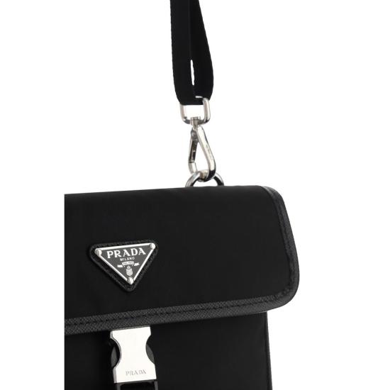 26FW 프라다 남성지갑 PR2ZH1082DMHF0002BB BLACK - PRADA