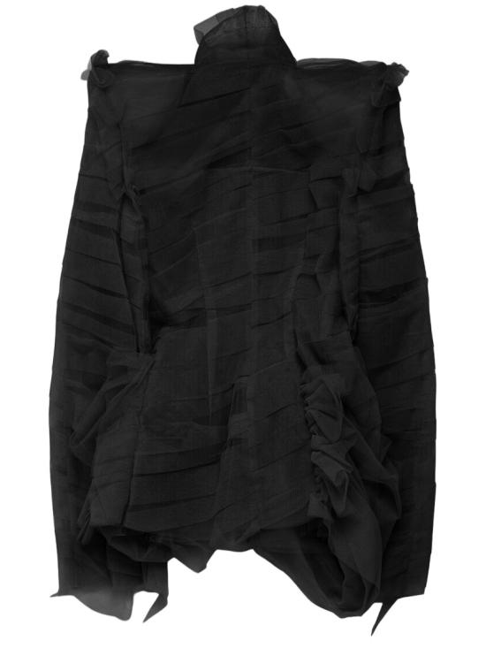 26SS 마티에르 페칼 미디 스커트 MAT02J1041 Black - MATIERES FECALES