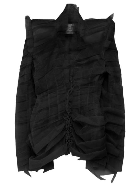 26SS 마티에르 페칼 미디 스커트 MAT02J1041 Black