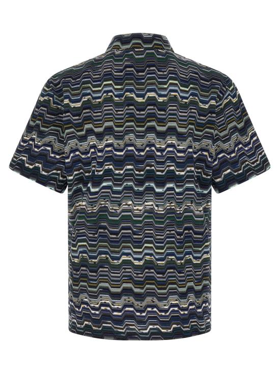 26SS 미소니 탑 MI329582BM NAVY - MISSONI