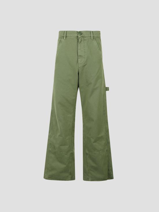 26FW 마르니 스트레이트 팬츠 PAMA0662GXUSCZ27 00V44 GARDEN GREEN