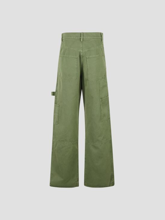 26FW 마르니 스트레이트 팬츠 PAMA0662GXUSCZ27 00V44 GARDEN GREEN - MARNI