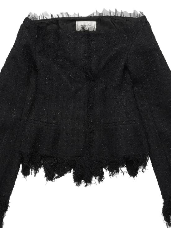 26SS 마티에르 페칼 블라우스 MAT02J1021 Black - MATIERES FECALES