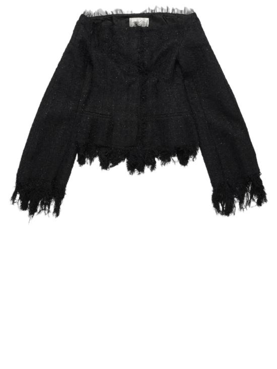 26SS 마티에르 페칼 블라우스 MAT02J1021 Black