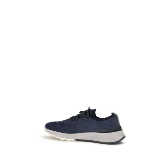 26FW 브루넬로 쿠치넬리 스니커즈 BRMZUKISO250CBJ51BB BLUE - BRUNELLO CUCINELLI