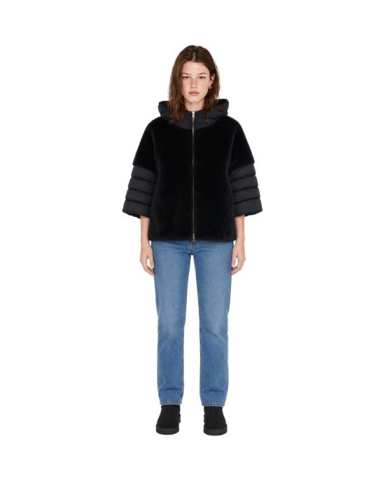 26FW 에르노 무스탕 6792871 Black - HERNO