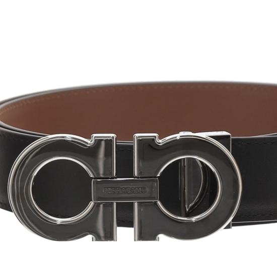 26FW 살바토레 페라가모 가죽 벨트 670460005 Black - SALVATORE FERRAGAMO