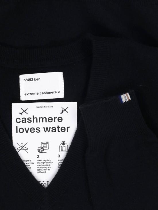 26FW 익스트림캐시미어 스웨터 BENRAVEN Black - EXTREME CASHMERE