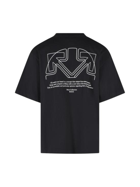 26FW 오프화이트 반팔 티셔츠 44MAA120F26J01E001 Black - OFF WHITE