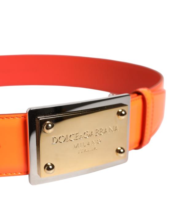  돌체앤가바나 가죽 벨트 BEL9418 ORANGE - DOLCE & GABBANA
