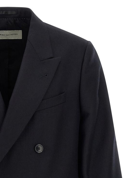 25FW 드리스 반 노튼 수트 자켓 DR319165BM BLACK - DRIES VAN NOTEN