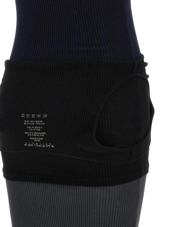 25FW 발렌시아가 롱 원피스 BA314602BM BLACK - BALENCIAGA