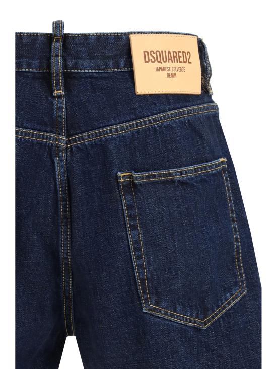 26SS 디스퀘어드2 데님 숏팬츠 S74MU0936S30833 470 NAVY - DSQUARED2