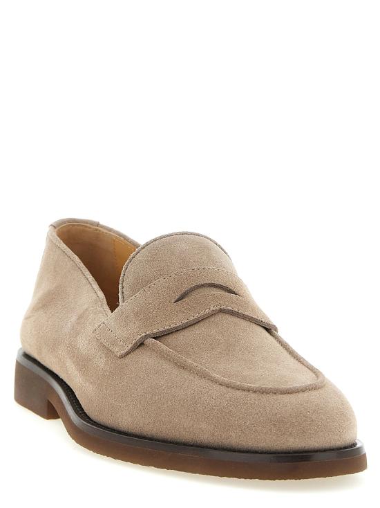 26FW 브루넬로 쿠치넬리 로퍼 BR337369BM GRAY - BRUNELLO CUCINELLI