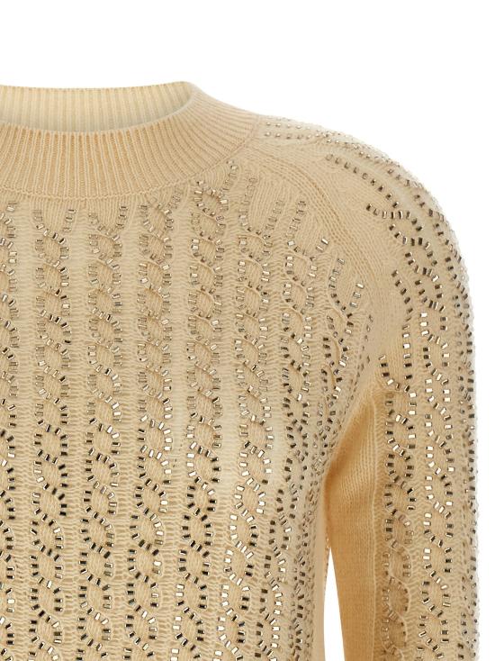 25FW 에르마노 설비노 스웨터 ER322463BM BEIGE - ERMANNO SCERVINO