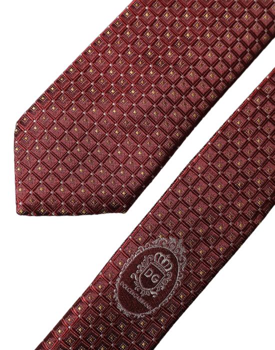  돌체앤가바나 넥타이 KRA3598 BURGUNDY - DOLCE & GABBANA
