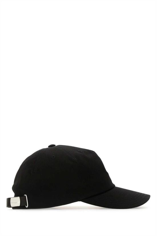  알렉산더 맥퀸 로고 엠브로이드 캡 6328964105Q 1078 BLACK - ALEXANDER MCQUEEN