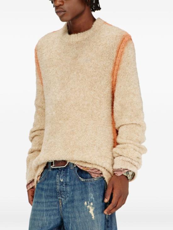 26FW 디젤 스웨터 A23084 0QMCK 7FSA Neutrals - DIESEL
