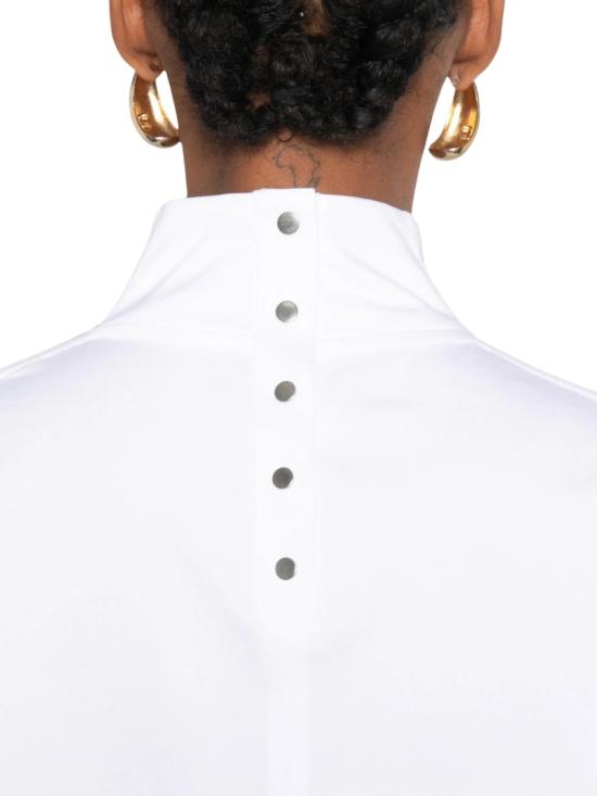 26FW 알라이아 반팔 티셔츠 AA9I0033J103D000 White - ALAIA