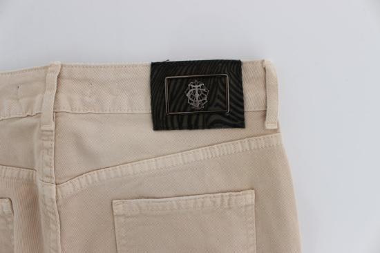  로베르토 카발리 스트레이트 팬츠 SIG18148 BEIGE - ROBERTO CAVALLI