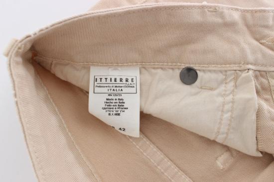  로베르토 카발리 스트레이트 팬츠 SIG18148 BEIGE - ROBERTO CAVALLI