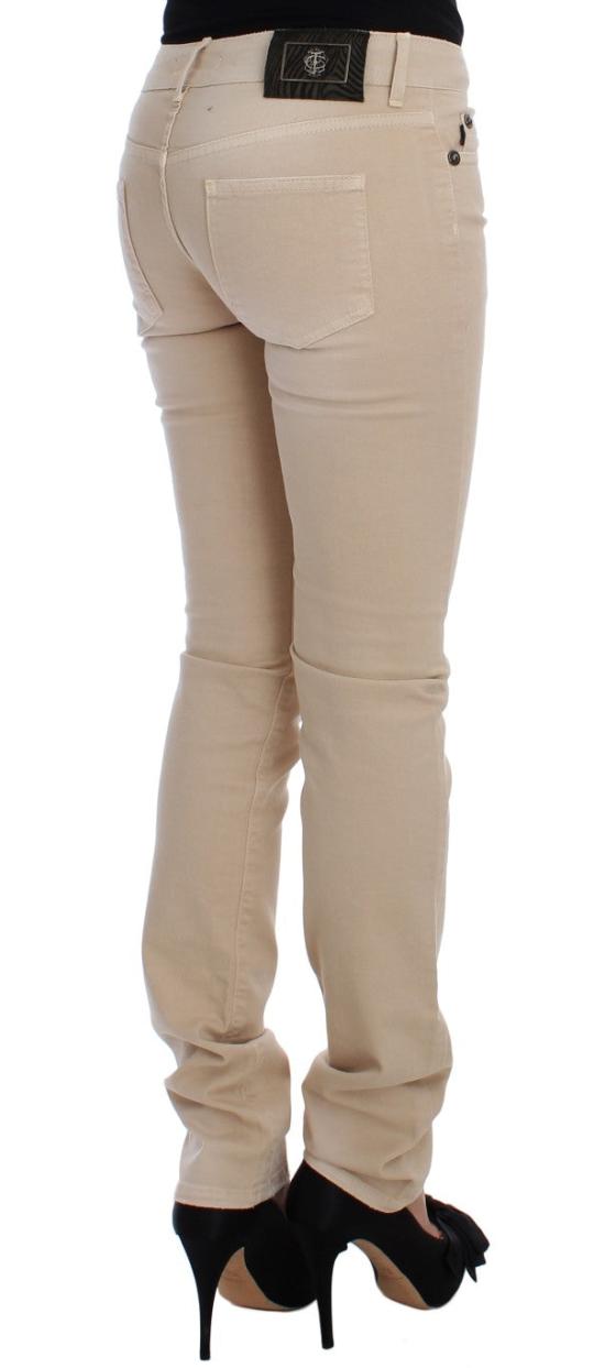  로베르토 카발리 스트레이트 팬츠 SIG18148 BEIGE - ROBERTO CAVALLI