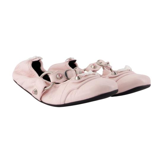 26FW 발렌시아가 플랫 슈즈 CONFIG CIAS25025 PINK - BALENCIAGA