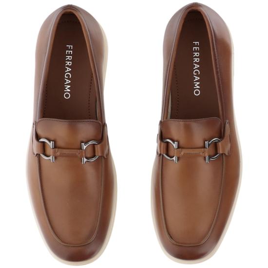 26FW 살바토레 페라가모 로퍼 028298008 Brown - SALVATORE FERRAGAMO
