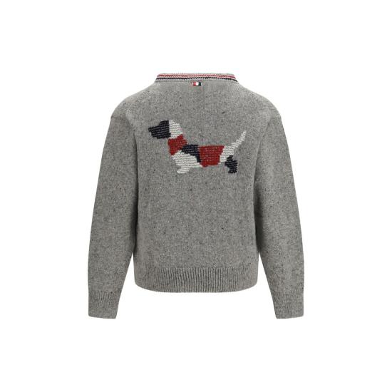 26FW 톰브라운 가디건 THMKC647AY1506055BB GRAY - THOM BROWNE