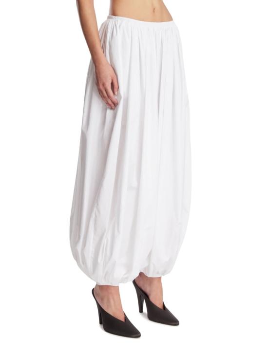 26FW 알라이아 미디 스커트 AA9P1395T405D000 White - ALAIA