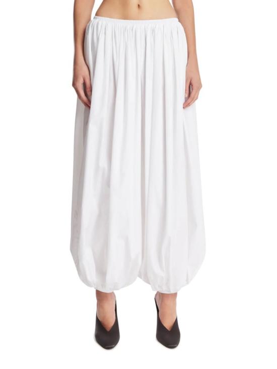26FW 알라이아 미디 스커트 AA9P1395T405D000 White - ALAIA