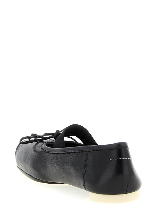 26SS MM6 메종마르지엘라 플랫 슈즈 MM324913BM BLACK - MM6 MAISON MARGIELA