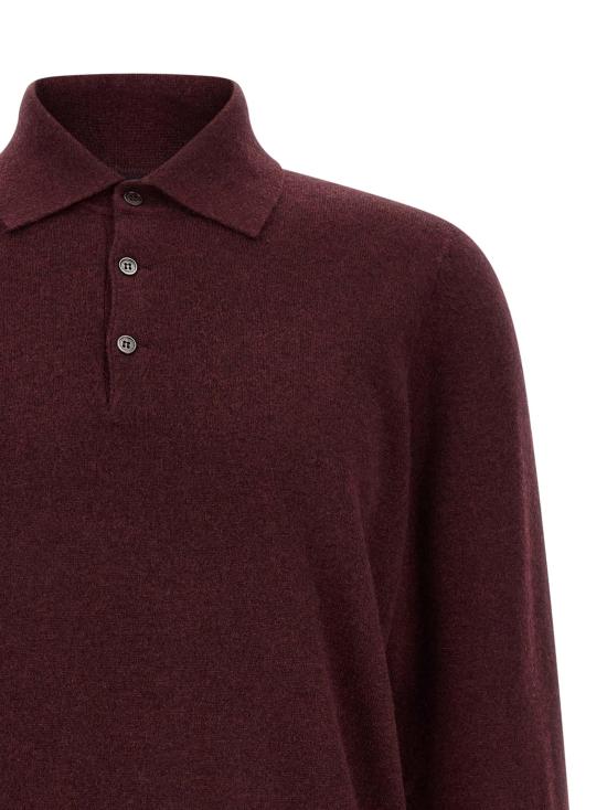 26FW 브루넬로 쿠치넬리 탑 BR337700BM BORDEAUX - BRUNELLO CUCINELLI