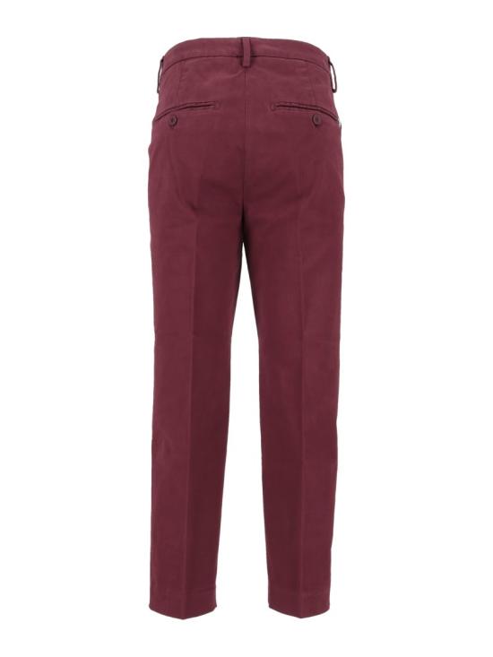 26FW 돈답 스트레이트 팬츠 DP576GSE043DPTD Burgundy - DONDUP