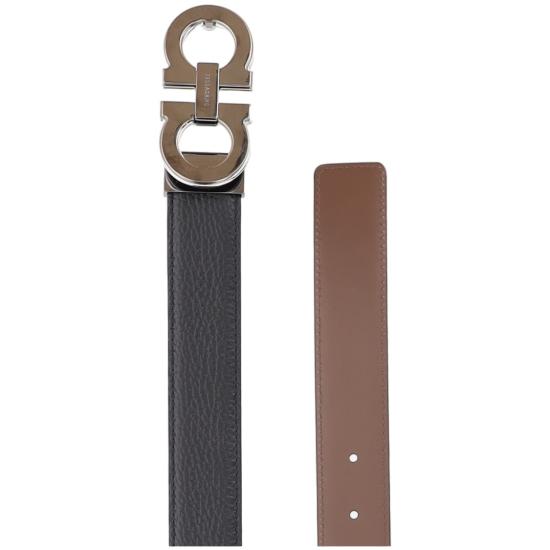 26FW 살바토레 페라가모 가죽 벨트 670671006 Black - SALVATORE FERRAGAMO