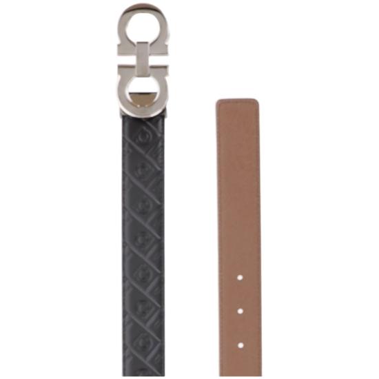 26FW 살바토레 페라가모 가죽 벨트 670671006 Black - SALVATORE FERRAGAMO